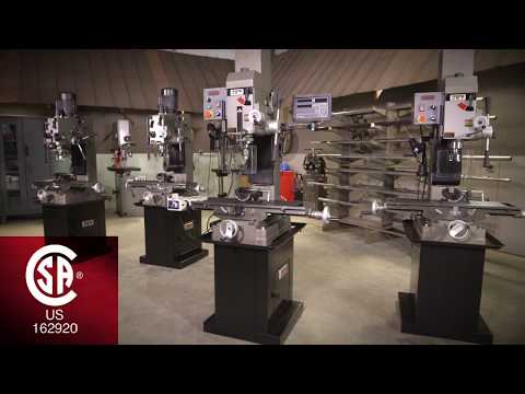 JET Square Column Geared Head Mill / Drills