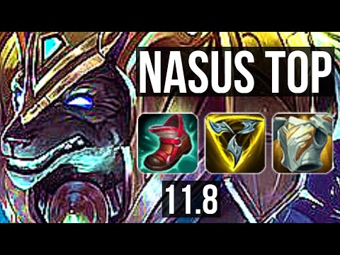 NASUS vs WUKONG (TOP) | Rank 3 Nasus, Quadra, 800+ games, Legendary | TR Grandmaster | v11.8