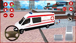 Direksiyonlu Ambulans oyunu 3D #242 American Ambulance Simulator Ambulans oyunları Android Gameplay