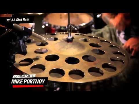 Cymbal Vote - Mike Portnoy - Review - 18" AA Sick Hats