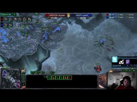 Separate MMR, huh? ZvZ: Scarlett vs puck on Frozen Snow Map Everyone likes