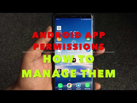 Android Permissions: Managing App Permissions/Privacy