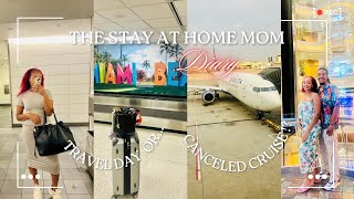 DAY 1 CRUISE VACATION SERIES | TRAVEL DAY OR CANCEL THE TRIP |  TRANSPARENT VLOG #cruisevacation