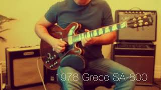 Video thumbnail for 1978 Greco SA-800 Walnut - Solo Demo -  On Broadway #greco #guitarist #georgebenson  #guitar by Stephan Bajurnow