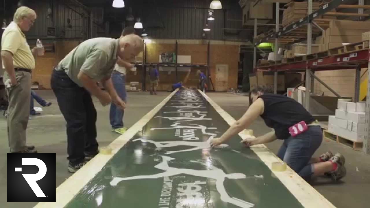 Worlds Longest Screen Print, Screen Printing World Record