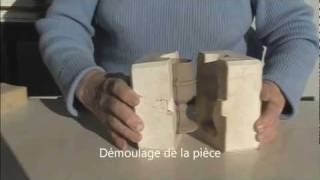 preview picture of video 'Le coulage d 'une céramique'