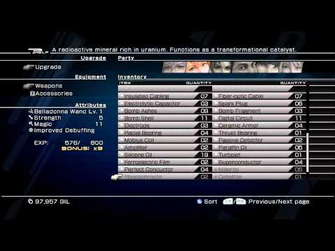 Let's Play: Final Fantasy XIII - Part 68 "Upgrading Weapons" | HD