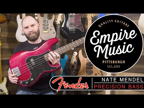 Fender Nate Mendel Artist Series Signature Precision Bass 2013 - Present - Candy Apple Red image 7