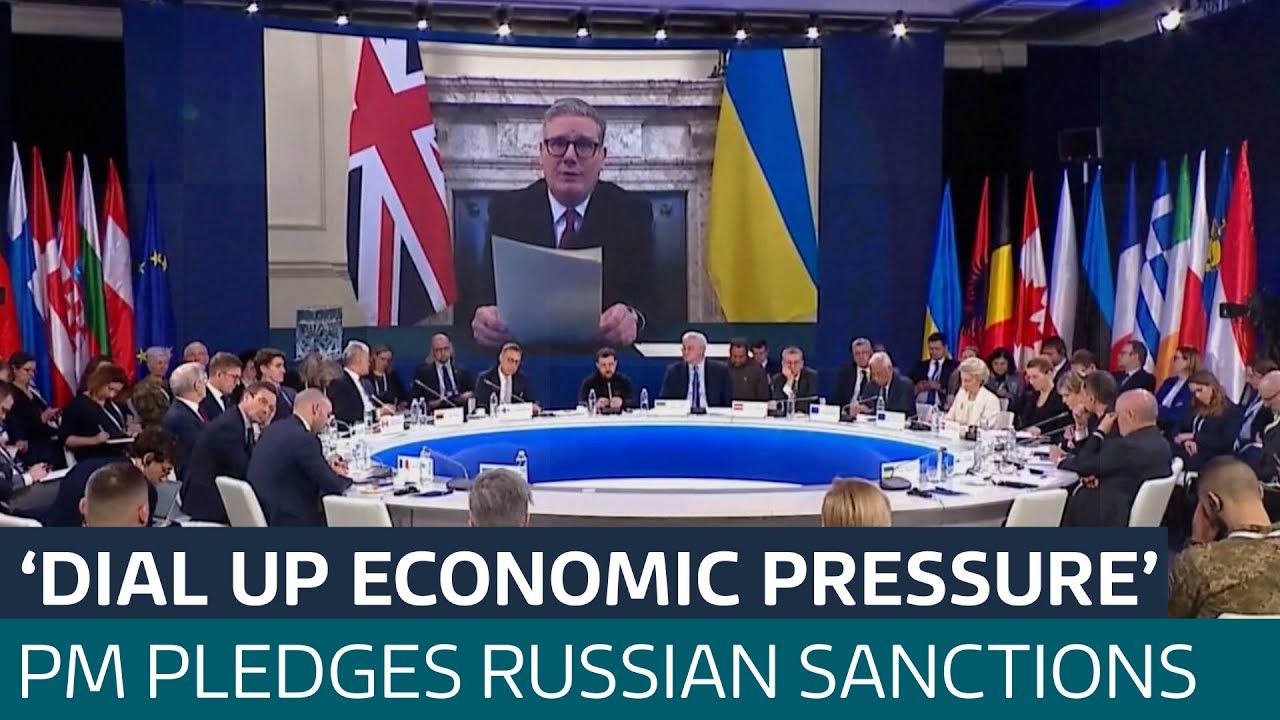 Starmer pledges sanctions to push Putin to 'make concessions' in Ukraine talks | ITV News