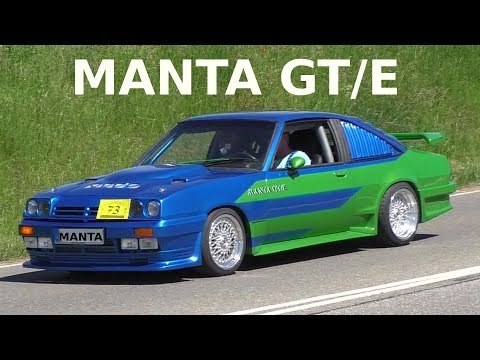 Opel Manta GT/E (1982–1984) on the road - Manta B GTE Sportcoupé auf der Straße