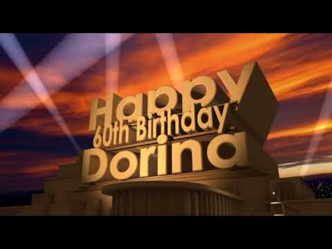 Happy 60th Birthday Dorina