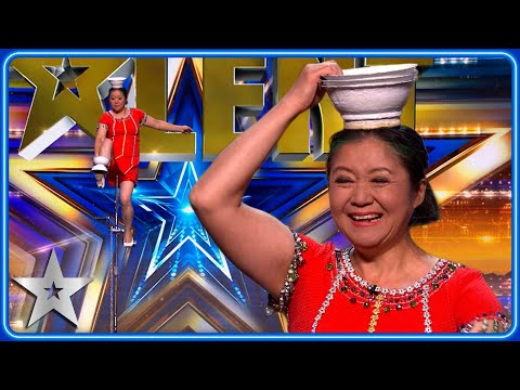 FLAWLESS! ANT & DEC help Red Panda with extreme BOWL balancing! | Auditions | BGT 2025