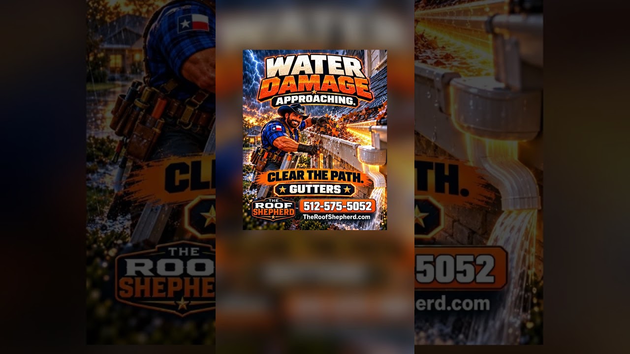 Clogged Gutters in Manor, Texas: Check the Water Path