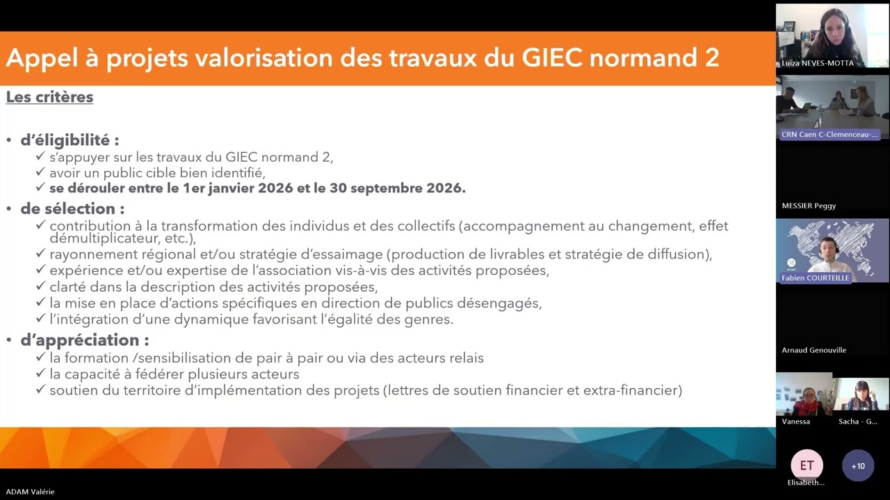 Appel à projets : Valorisation des travaux du GIEC Normand #NOPLANETB Webinaire d'info | Acted