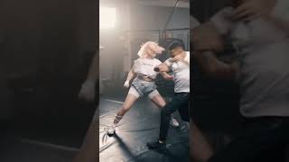 Anne-Marie Doing Karate(she is very good at this)