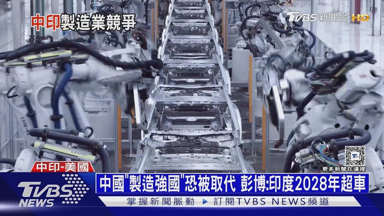 中國「製造強國」恐被取代！彭博：印度2028年超車