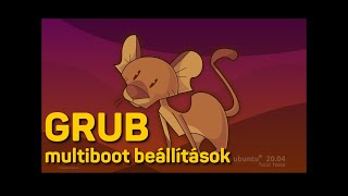 GRUB multiboot beállítások
