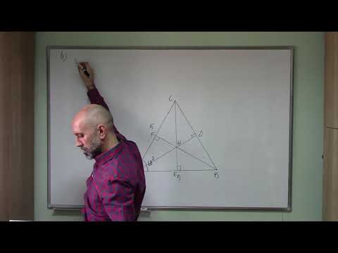 Inaltimile unui triunghi clasa a 6-a