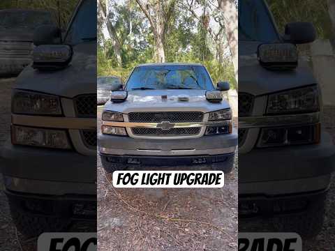 Installing fog lights the OEM way,    ￼ #music #chevy #truck #foglights #automobile #upgrade #chill