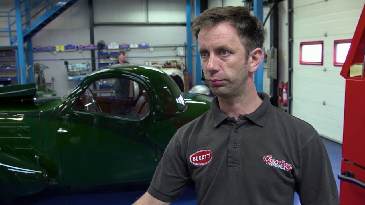 Bugatti Restoration Workshops Driving Bugatti T44 and T35B Gentry Restorations