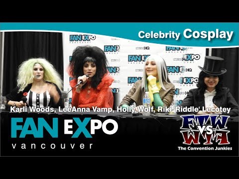 Karli Woods, LeeAnna Vamp, Holly Wolf & Riki 'Riddle' Lecotey - Fan Expo Vancouver - Full Panel