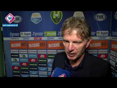 Reactie ADO Den Haag-trainer Fons Groenendijk na de winst op NEC