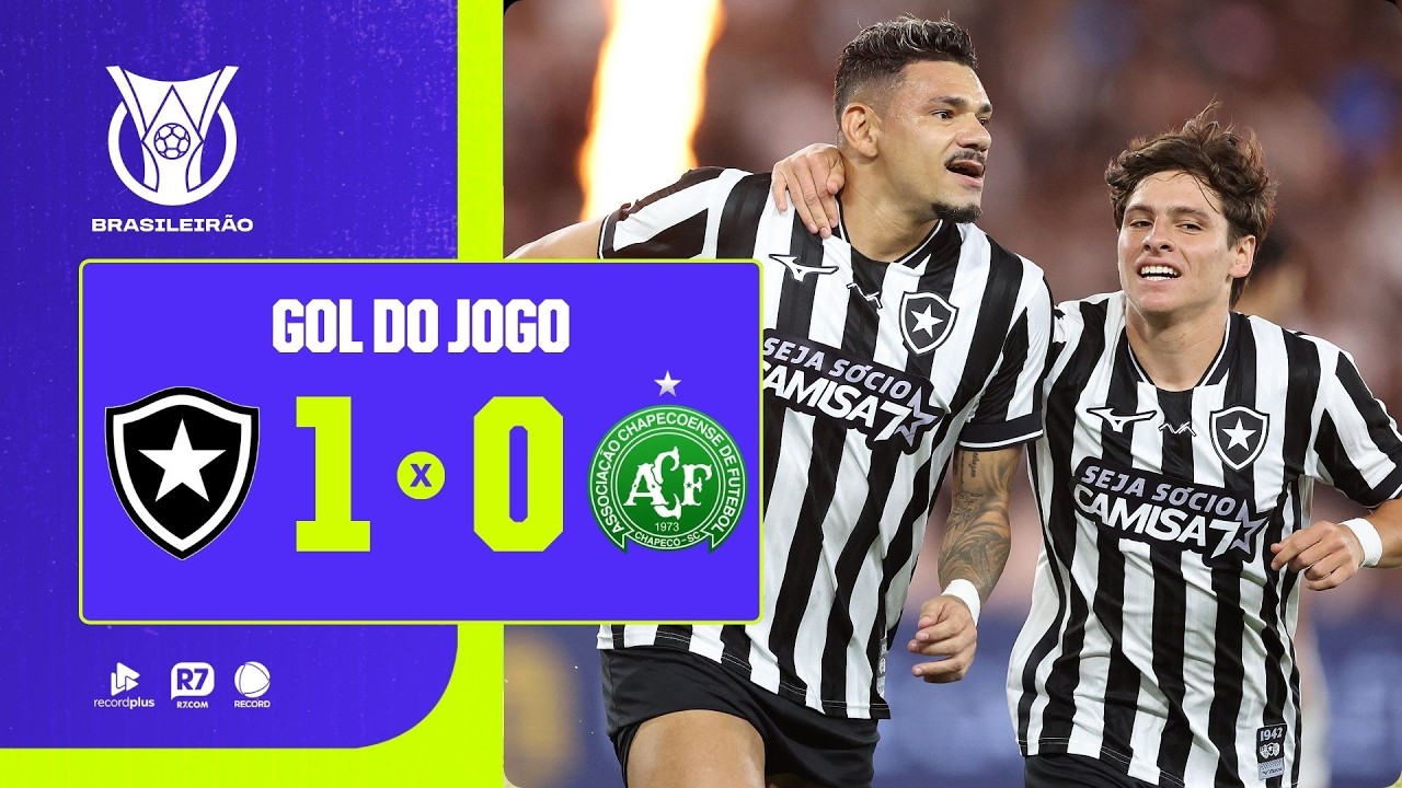 VÍDEO | Veja o gol de Tiquinho Soares na vitória do Botafogo sobre a Chapecoense no Nilton Santos