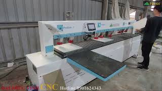 MÁY KHOAN CAM LAZE HAI ĐẦU HOLZTEK HT-2500B2. Full hệ điều hành tiếng Việt giúp gia công dễ hơn