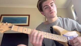 SZA - BLIND GUITAR TUTORIAL
