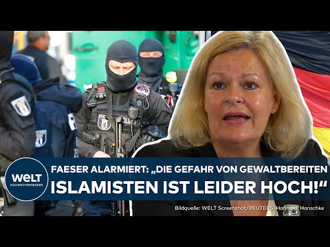 NANCY FAESER: "Die Gefahr von Terrorismus ist hoch!" Innenministerin besucht Verfassungsschutz!