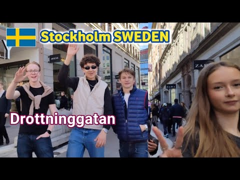 [4K] Drottninggatan/Queen's Street Stockholm 🇸🇪 SWEDEN | Europe Walking Tour | @JhunnRamones0921