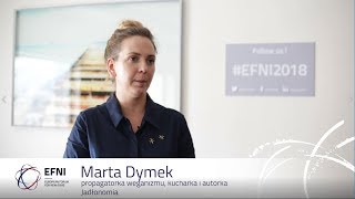 Marta Dymek, Jadłonomia podczas EFNI 2018