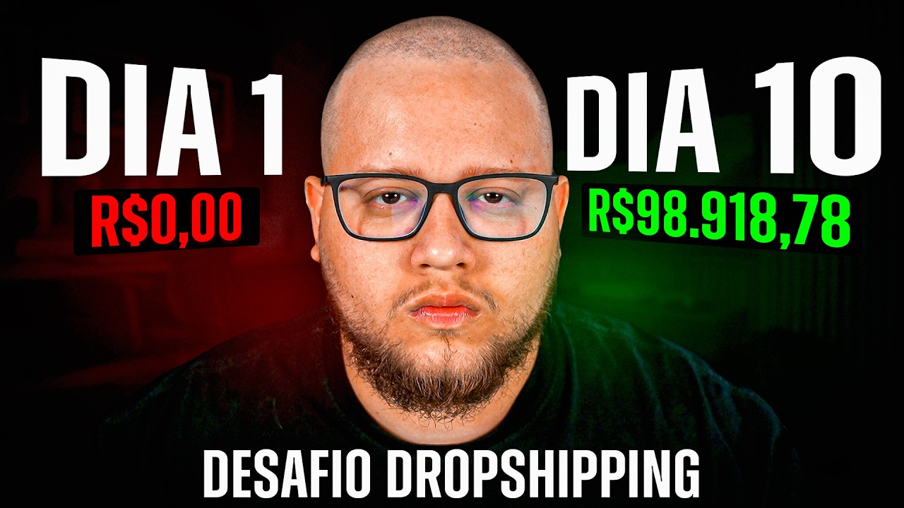 DO ZERO A 100 MIL REAIS OU FICO CARECA | Desafio Dropshipping