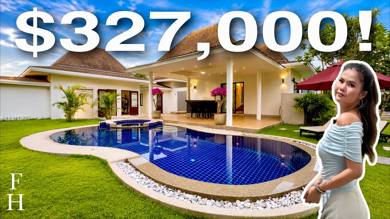 Resort-Style Pool Villa on 1,080 sqm at Grove Residences, Hin Lek Fai virtual tour