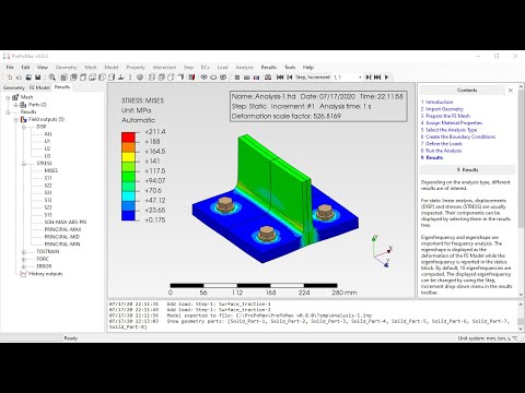 PrePoMax & CalculiX - Advisor, Units and Transformations