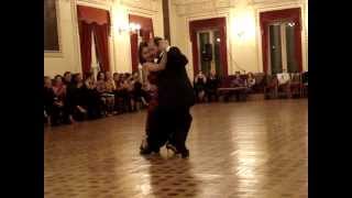 Milonga "De antaño". Cecilia Berra y Sebastián de la Vallina. Vallisoletango.2012
