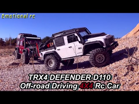 Traxxas TRX4 LAND ROVER DEFENDER D110 Off-road Driving 4X4 RC Car