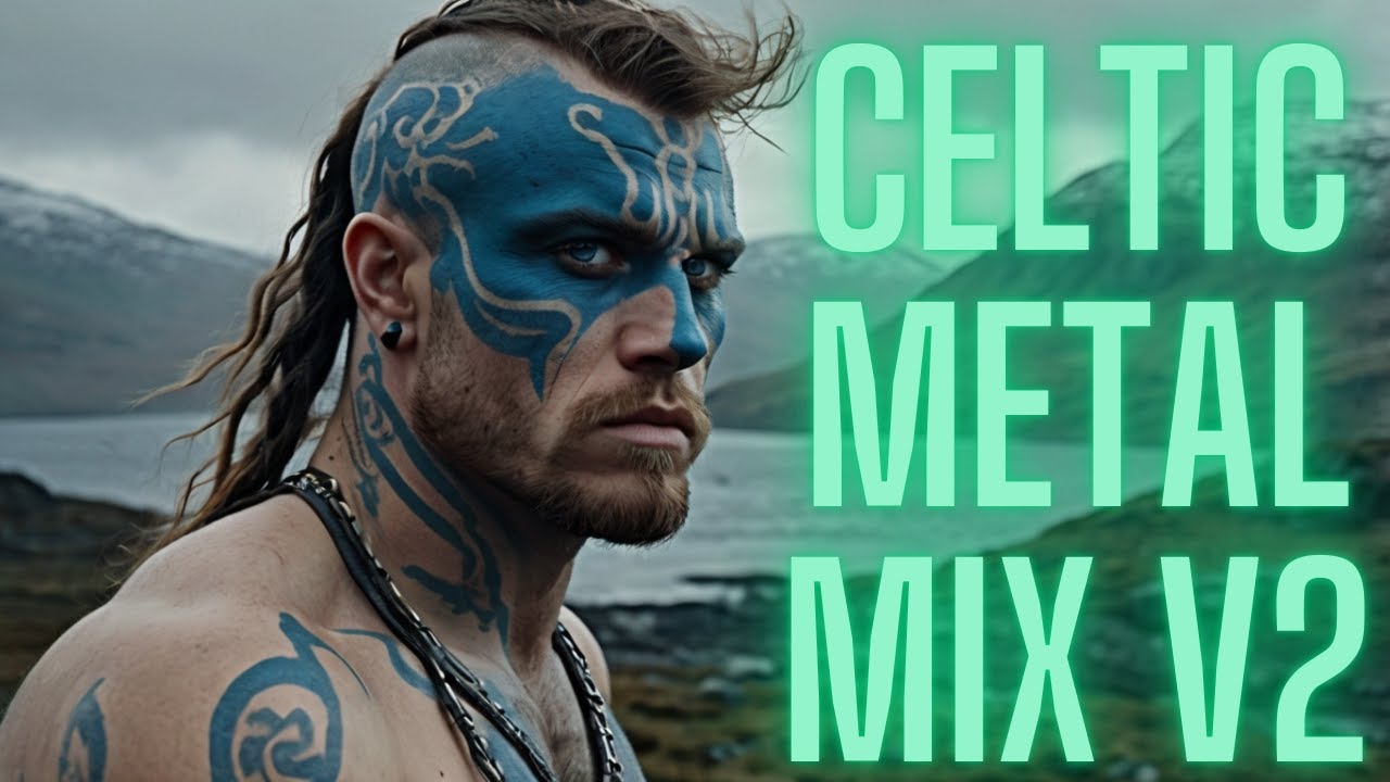 CELTIC METAL 🍀 1 hour Mix of Celtic Metal For Motivation ⚔️ Bagpipes and Metal Music v2 🎶