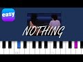 Bruno Major - Nothing EASY PIANO TUTORIAL