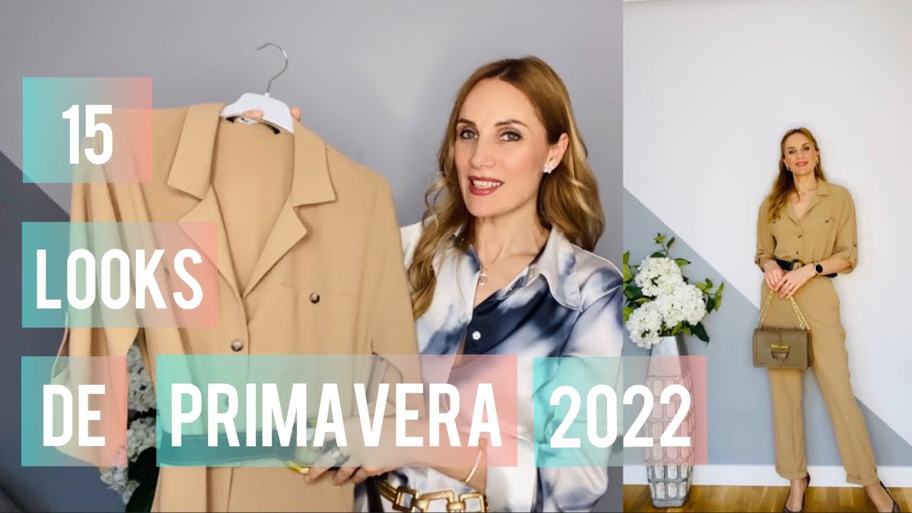 LOOKS CON BÁSICOS DE PRIMAVERA | FONDO DE ARMARIO y TENDENCIAS 2022| Alina JECHIU