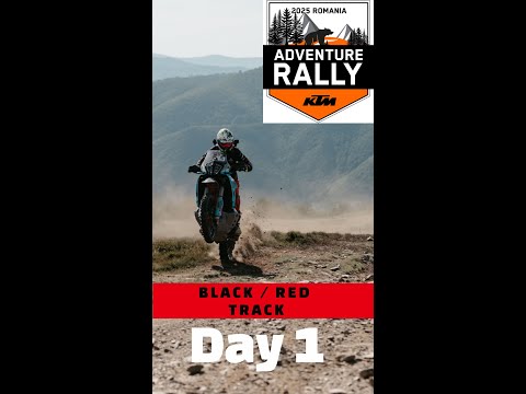 KTM EUROPE ADVENTURE RALLY 2025 ROMANIA Day 1 Black and Red Track