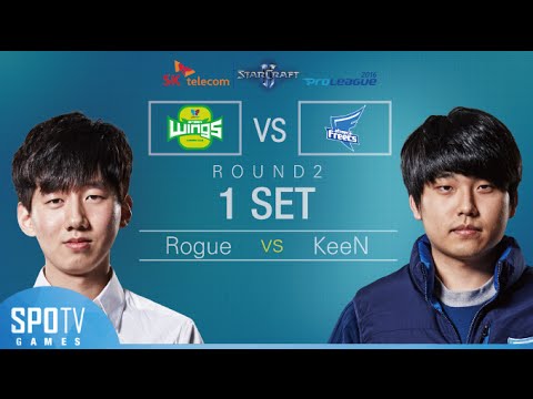 [SPL2016] Rogue(Jin Air) vs KeeN(Afreeca) Set1 Lerilak Crest -EsportsTV, Starcraft 2