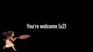 Jordan Fisher   You're Welcome ft  Lin Manuel Miranda LYRIC VIDEO