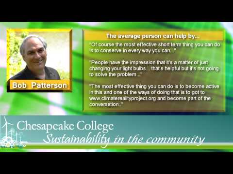 Sustainability in the Community: Bob Patterson