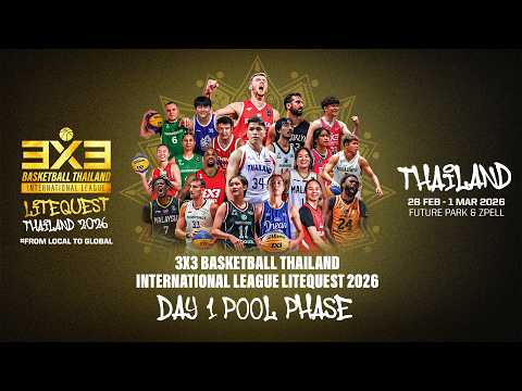 3x3 Basketball RE-LIVE | #3x3BTIL26 Bangkok | Day 1 Session 2