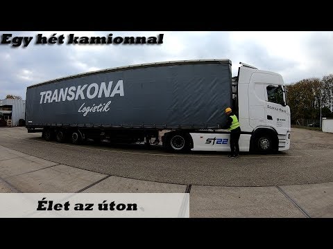 A kamionos egy hete Élet az úton