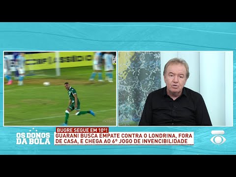 Análise Londrina 1 X 1 Guarani (06/07) - 07/07/2025 - Os Donos da Bola