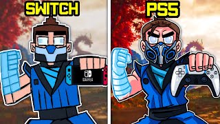 Joguei o MESMO JOGO só que no SWITCH e no PS5 para comparar