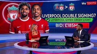 LIVERPOOL COMPLETE £185M DOUBLE SIGNING! BARCOLA DEAL AGREED AS PSG SAY YES TO £65M MBAYE BID!