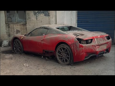 Restauración de un Ferrari 458 abandonado como chatarra -  ¿Puede rugir de nuevo el motor?